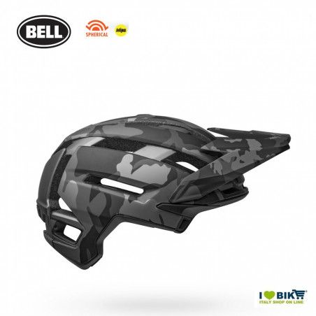 SUPER AIR R MATTE/GLOSS BLACK CAMO BELL - 6