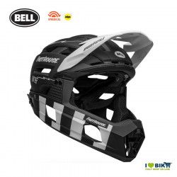 BELL FASTHOUSE MATTE BLACK/WHITE BELL - 1 2