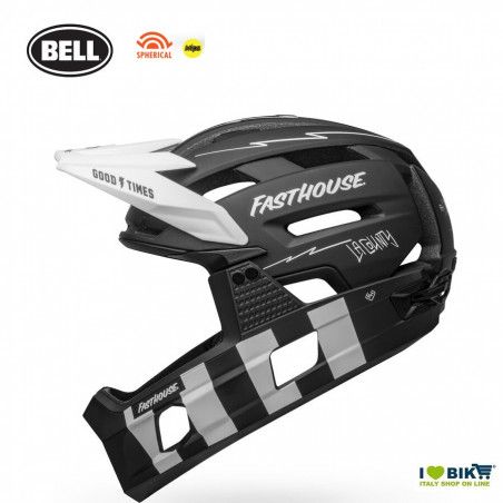 BELL FASTHOUSE MATTE BLACK/WHITE BELL - 4