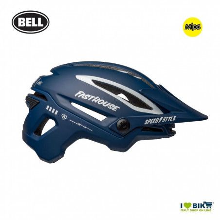 BELL SIXER MATTE/GLOSS BLUE/WHITE BELL - 1