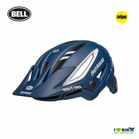 BELL SIXER MATTE/GLOSS BLUE/WHITE BELL - 3