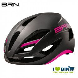 Casco BRN CLOUD II nero opaco rosa fluo BRN - 1