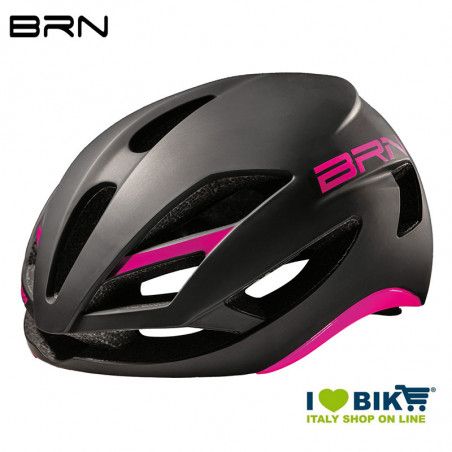 Casco BRN CLOUD II nero opaco rosa fluo BRN - 1