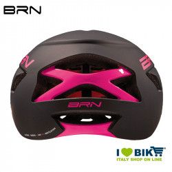 Casco BRN CLOUD II nero opaco rosa fluo BRN - 1 2