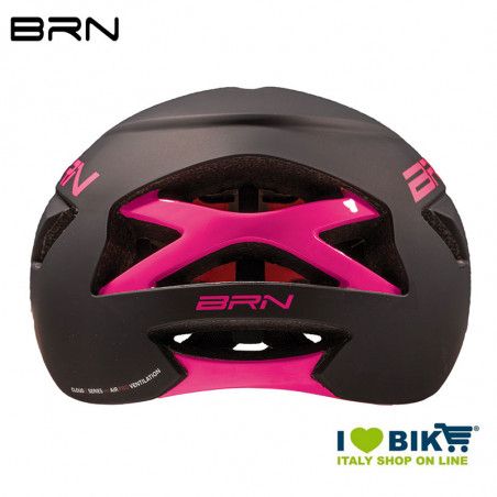 Casco BRN CLOUD II nero opaco rosa fluo BRN - 2