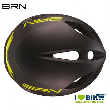 Casco BRN CLOUD II nero opaco giallo fluo BRN - 4