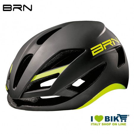 Casco BRN CLOUD II nero opaco giallo fluo BRN - 1