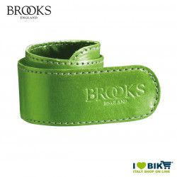 Coppia salvapantaloni Brooks a strap in pelle Verde Brooks - 1
