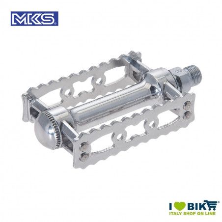 Pair of MKS Prime Sylvan Touring Silver Pedals MKS - 1