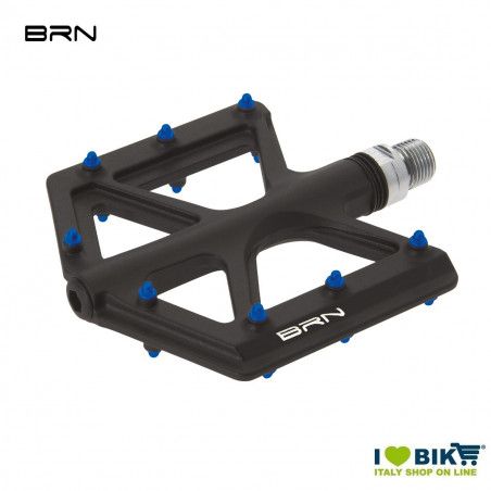 Pair of BRN Carbon Kite pedals Black Pin Blue BRN - 1