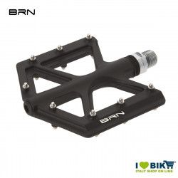 Coppia pedali BRN Carbon Kite Neri Pin Silver BRN - 1