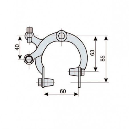 Pair brakes iron Holland  - 1