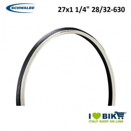 Schwalbe Klassik HS159 27 x 1.1/4 (32 - 630) Black/white tyre Schwalbe - 1