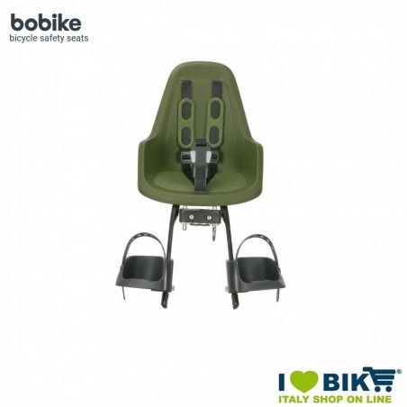 Seggiolino Bobike MINI ONE anteriore Verde Militare Bobike - 1