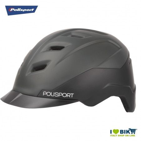 E CITY HELMET - Black POLISPORT - 2