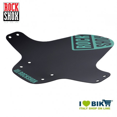 MTB Rockshox universal front mudguard black seafoamgreen  - 1