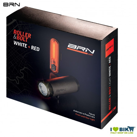 KIT Luci anteriore posteriore Roller + Bolt BRN - 1