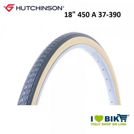 Hutchinson Junior hard tyre 18 37-390 black beige Hutchinson - 1