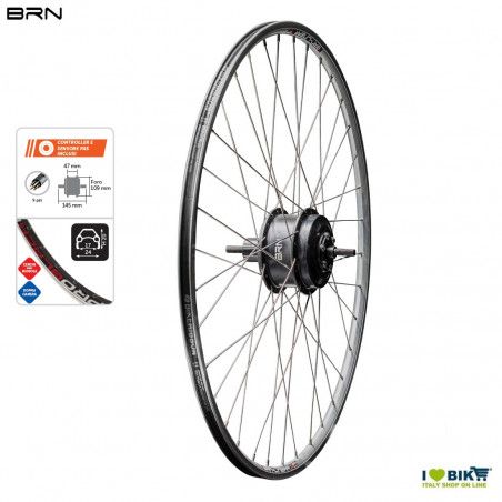 Wheel with immediate rear motor Brn 250 W cassette - various sizes  - 1