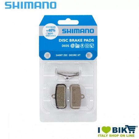 Shimano pads for disc brakes resin D03S XT 4 pistons BRN - 1