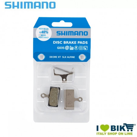 Pastiglie Shimano per freni a disco resina G03S 2 pistoni XTR Shimano - 1