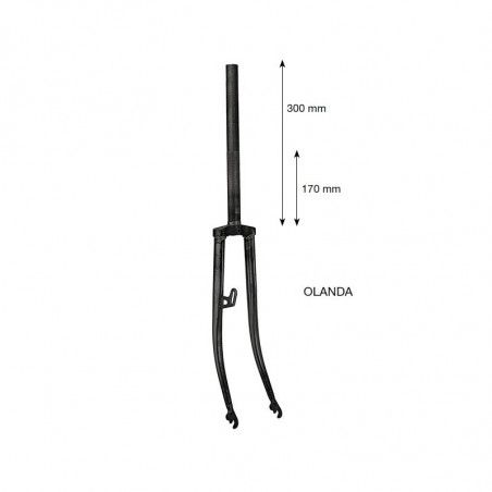 Fork 24 Holland black 1 inch stanchion  - 1