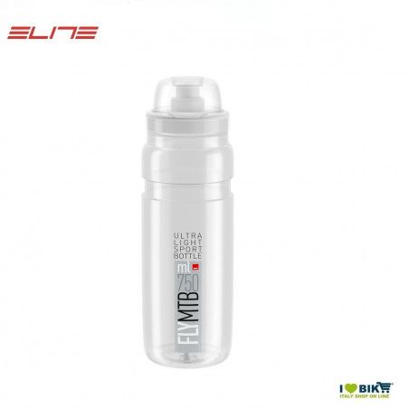 Borraccia Elite Fly Mtb 750 Ml Bianca
