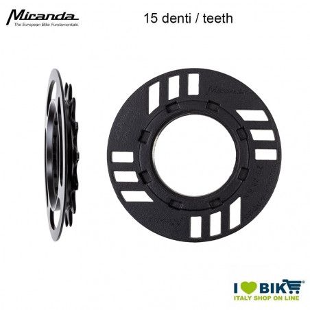 Miranda Chain Guard + Sprocket 15 Teeth Offset 3 mm Bosch 2Gen Winora - 1