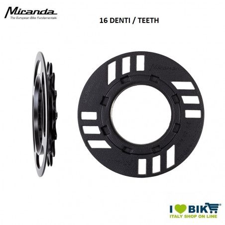 Miranda Chain Guard + Sprocket 16 Teeth Offset 3 mm Bosch 2Gen Winora - 1
