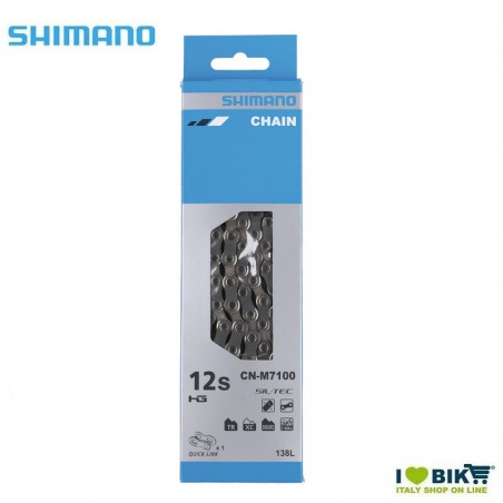 Catena Shimano Slx 12 V CN-M7100 138 Maglie+QuickLink