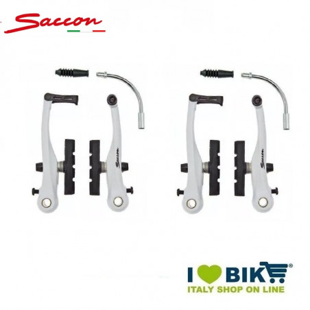 Series aluminum V-Brake brakes white SACCON - 2