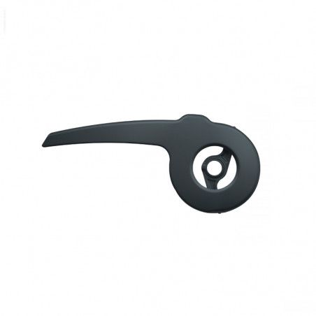 Steel crankcase Black for Triple crankset 46 teeth Black  - 1