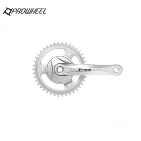 Guarnitura in alluminio 42 denti Silver  - 1