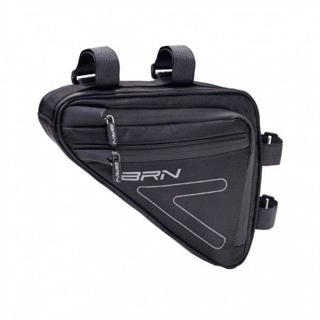 HANDBAG BRN TRIANGLE 3 ZIPPER WATERPROOF BRN - 1