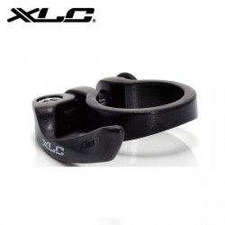 Black aluminium XLC saddle collar with clamping various sizes  - 1