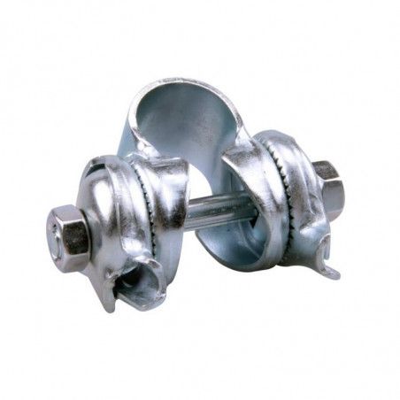 Universal saddle clamp Galvanised  - 1