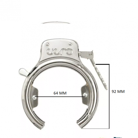 Padlock Chrome Royal Swan Cigno - 1