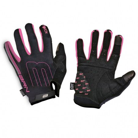 GUANTI BRN GEL PRO TOUCH BEND NERO - FUXIA BRN - 1