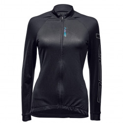 Sweatshirt woman winter cycling jersey Black BRN - 1