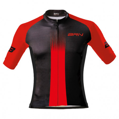Maglia BRN Manica Corta Uomo nera-rossa BRN - 2