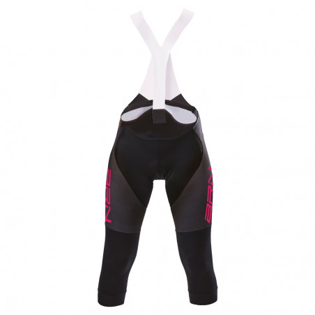 Pants 3/4 BRN with suspenders Woman Balck / Fuxia fluo BRN - 2