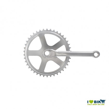 Guarnitura in ferro a chiavella 42 denti (Dx + Sx) RMS - 1