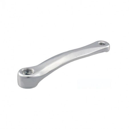 Guarnitura in Allumino/Acciaio con quadro 42 denti satinata (Dx + Sx) PROWHEEL - 2