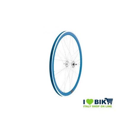 Wheels Fixed 28 36 spokes Hubs with spheres colour Blue RMS - 1