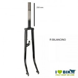 Forcella R 26 verniciata nera con pistoncini BONIN - 1