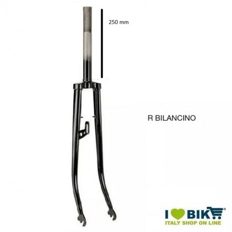 Forcella R 26 verniciata nera con pistoncini BONIN - 1