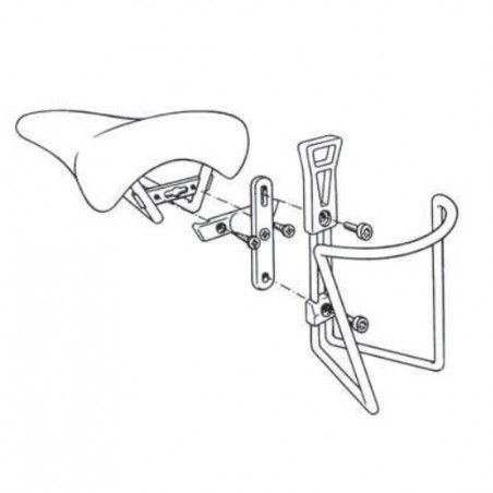 Attack saddle for bottle cage  - 1