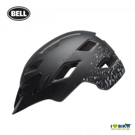 CASCO BELL SIDETRACK FRAGMENT MATTE BLACK/SILVER  - 1