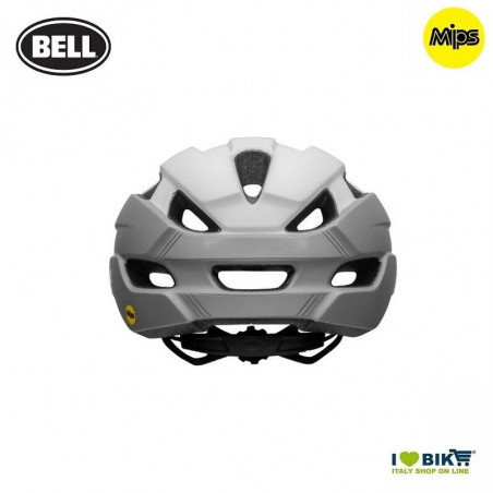 BELL TRACE MATTE WHITE/SILVER MIPS  - 2