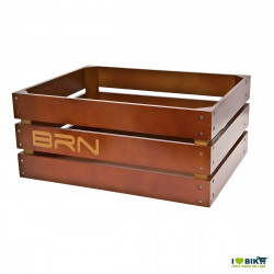 Wooden basket Versilia brown  - 1 2